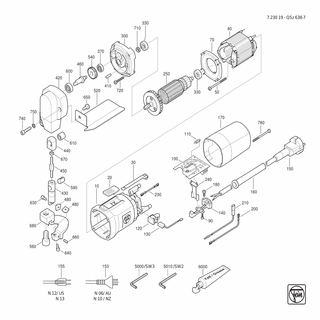 FEIN Zylinderstift | Ersatzteile für QSz 638-9 (50/60Hz, 110V) - 40201036006