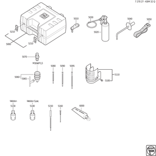 FEIN Bohrfutterschlüssel | Ersatzteile für KBM 32 Q (50Hz, 230V) - 62914002005