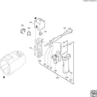 FEIN Passfeder | Ersatzteile f�r ASq 672-1 (50/60Hz, 220/230V) - 40221041005