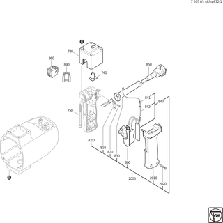 FEIN Passfeder | Ersatzteile für ASq 672-1 (50/60Hz, 220/230V) - 40221041005