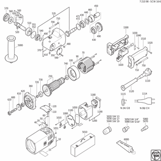 FEIN Sicherungsscheibe M5 | Ersatzteile für SCW 16-6 (50/60Hz, 220/230V) - 42443004057