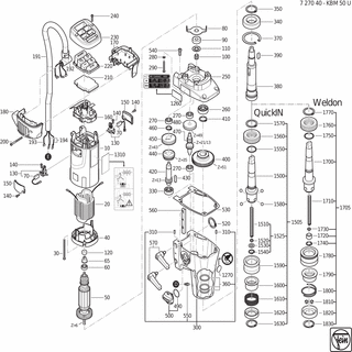 FEIN Sicherungsring | Ersatzteile für KBM 50 U (50/60Hz, 220/230V) - 42616065008