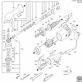 FEIN Linsenschraube M3,5X10 | Ersatzteile für MSfv 649 (50Hz, 230V) - 43041001994