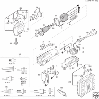FEIN Sicherungsring | Ersatzteile für FMT 250 Q (50/60Hz, 220/230V) - 42616046003