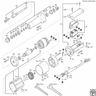 FEIN Flachkopfschraube M4X25 | Ersatzteile für MSho 840-2 (300Hz, 72V) - 43003042041