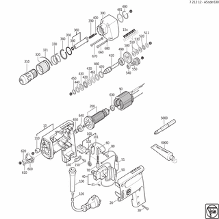 FEIN Buchse | Ersatzteile für ASsde 630 (50Hz, 230V) - 41705005003