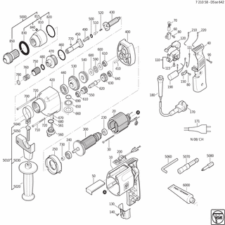 FEIN Sicherungsring | Ersatzteile für DSse 642 (50Hz, 230V) - 42615076005
