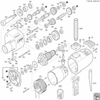 FEIN Welle | Ersatzteile für DDSk 672 (50/60Hz, 220/230V) - 33402037006
