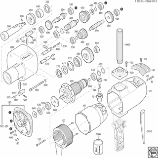 FEIN Welle, verzahnt | Ersatzteile für DDSk 672-1 (50/60Hz, 220/230V) - 33811023009