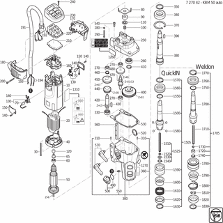 FEIN Sicherungsring | Ersatzteile für KBM 50 auto (50/60Hz, 220/230V) - 42616014009