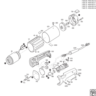 FEIN Sicherheitshinweis | Ersatzteile f�r MSfo 852-1c (300Hz, 200V) - 34130054061