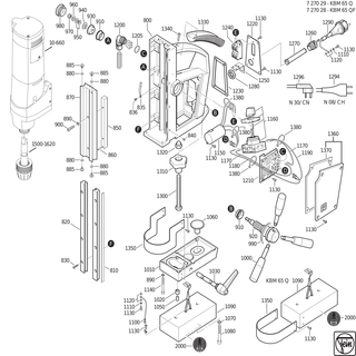FEIN Blechschraube | Ersatzteile für KBM 65 QF (50/60Hz, 220/230V) - 43046014006