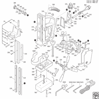 FEIN Spannhülse | Ersatzteile für MBS 23 (60Hz, 220V) - 40238051004