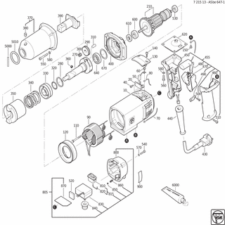 FEIN Sicherungsring | Ersatzteile für ASbe 647-1 (50Hz, 230V) - 42643009005
