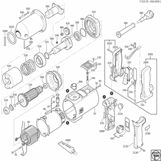 FEIN Kugel | Ersatzteile für ASb 658-1 (50/60Hz, 220/230V) - 41708020006