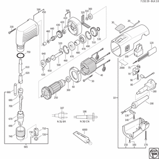 FEIN Stift | Ersatzteile für BLK 2.0 (50/60Hz, 220/230V) - 40242006007