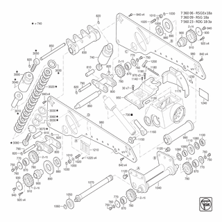 FEIN Schrägkugellager | Ersatzteile für RSG, 18a (50Hz, 400V) - 41723002010