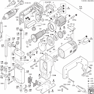 FEIN Sicherungsscheibe M4 | Ersatzteile für ASte 649-1 (50Hz, 230V) - 42443003043