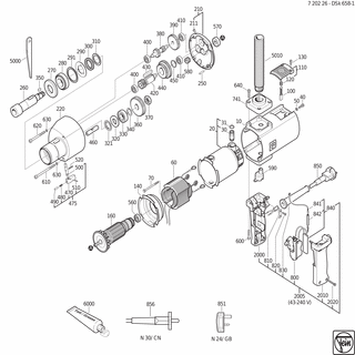 FEIN Spannhülse | Ersatzteile für DSk 658-1 (50/60Hz, 220/230V) - 40238007005