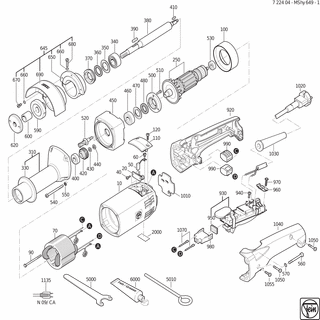FEIN Sechskantschraube M4X60 | Ersatzteile für MShy 649-1 (50/60Hz, 220/230V) - 43001004042