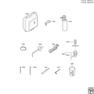FEIN Rillenkugellager | Ersatzteile f�r KBM 65 QF (50/60Hz, 220/230V) - 41701210230