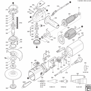FEIN Kegelradgetriebe Z=11/41 | Ersatzteile für WSS 12-125 (50Hz, 230V) - 33809227010