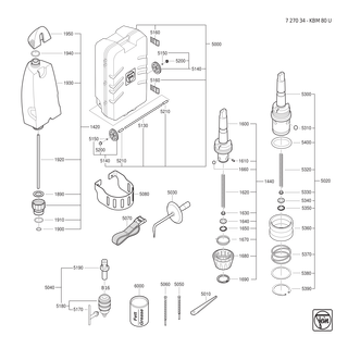 FEIN Dichtring | Ersatzteile für KBM 80 U (50/60Hz, 220/230V) - 40612146003