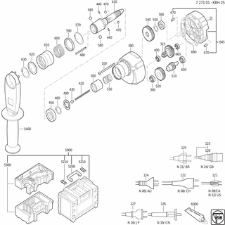 FEIN Stift | Ersatzteile für KBH 25 (50/60Hz, 220/230V) - 40242058004