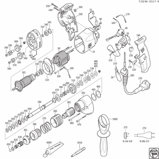 FEIN Senkschraube | Ersatzteile für SCU 7-9 (50/60Hz, 220/230V) - 43066006032