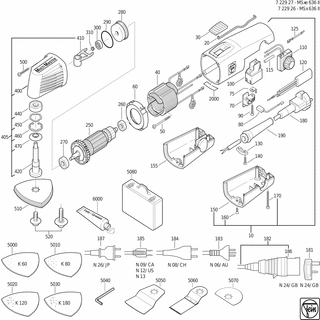 FEIN E-Cut Standard-Sägeblätter | Ersatzteile für MSx 636 II (50Hz, 230V) - 63502133017