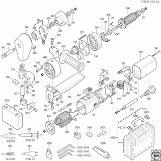 FEIN Tischmesser | Ersatzteile für BLS 4.2 (50Hz, 230V) - 31308092008