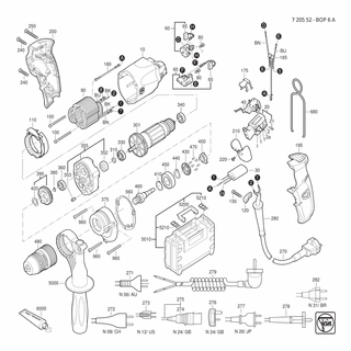 FEIN Bürstenhalter | Ersatzteile für BOP 6 (A) (50/60Hz, 220/230V) - 30712089039