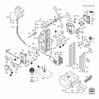 FEIN Taster | Ersatzteile für MBS 16 X (50/60Hz, 220/230V) - 30701223005