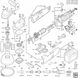 FEIN Welle, verzahnt | Ersatzteile für ROT 14-200 E (50/60Hz, 220/230V) - 33713065003