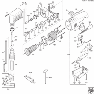 FEIN Bürstenhalter | Ersatzteile für BLK 1.6 L (50/60Hz, 220/230V) - 30712087015