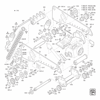 FEIN Lagerstück | Ersatzteile für RSG, EX18b (50Hz, 400V) - 32715114005