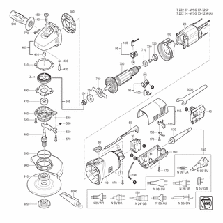 FEIN Spiralfeder | Ersatzteile für WSG 15-125 P (A) (50/60Hz, 220/230V) - 30901357005