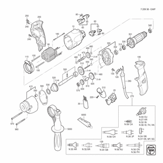 FEIN Schraube | Ersatzteile für GWP 10 (50/60Hz, 220/230V) - 43070018009