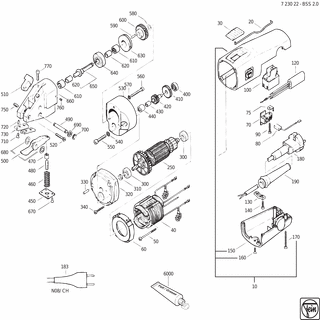 FEIN Schaltschieber | Ersatzteile für BSS 2.0 (50/60Hz, 220/230V) - 32805152009
