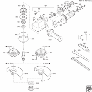 FEIN Kabelklemmstück | Ersatzteile für MSf 843-1c (300Hz, 200V) - 32431042008