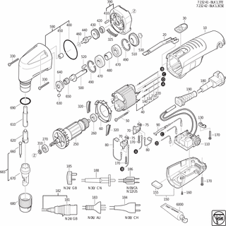 FEIN Verbinder | Ersatzteile für BLK 1.3 CSE (50/60Hz, 220/230V) - 30717193000