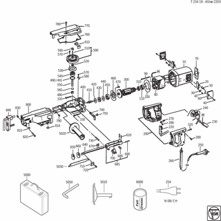 FEIN Kabelklemmstück | Ersatzteile für AStxe 2203 (50/60Hz, 220/230V) - 31329076002