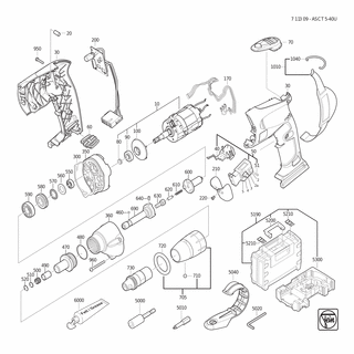 FEIN Zwischenlager | Ersatzteile für ASCT 5-40 U (14,4V) - 31506367005