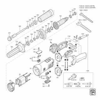 FEIN Klemme | Ersatzteile für GSZ 11-320 PERL (50/60Hz, 220/230V) - 31412063000