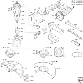 FEIN Kabel | Ersatzteile für MSfo 849-1b (300Hz, 200V) - 30706338010