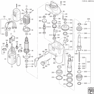 FEIN Zylinderstift | Ersatzteile für KBM 52 U (50/60Hz, 220/230V) - 40242062002