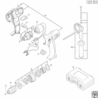FEIN Getriebe | Ersatzteile für ABS 18 - 31333061012