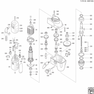 FEIN Zylinderstift | Ersatzteile für KBM 50 Q (50/60Hz, 220/230V) - 40242062002