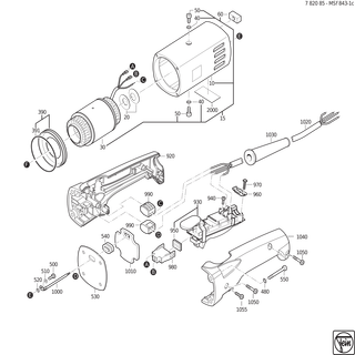 FEIN Klemme | Ersatzteile f�r MSf 843-1c (300Hz, 200V) - 31412063000