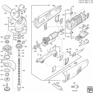 FEIN Linsenschraube | Ersatzteile für WSB 13-125 (50/60Hz, 230V) - 43064024043